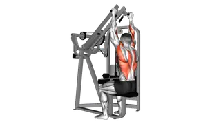 Lever Lateral Wide Pulldown exercise