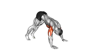 Pike Push up exercise