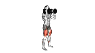 Dumbbell Front Squat exercise