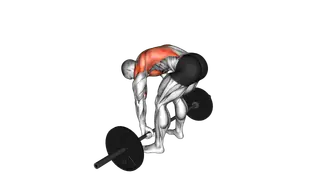 Barbell Pendlay Row exercise