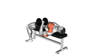 Dumbbell One Arm Wide Grip Bench Press exercise