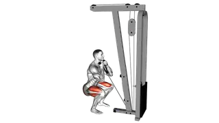 Cable Front Squat exercise