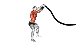 Battling Ropes Power Slam exercise