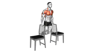 Dips between Chairs exercise