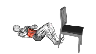 Sit up with Chair Assisted exercise