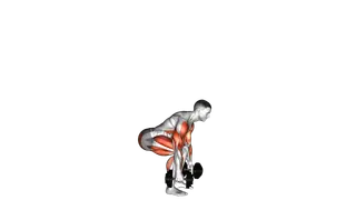 Dumbbell Clean and Press exercise