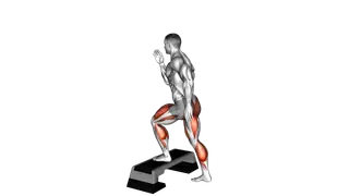Split Jump to Box exercise