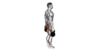 Kettlebell Backward Lunge exercise