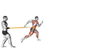 Band Assisted Sprinter Run exercise