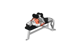 Dumbbell Squeeze Bench Press exercise