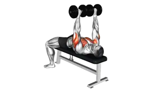 Dumbbell Alternate Bench Press (high start) exercise