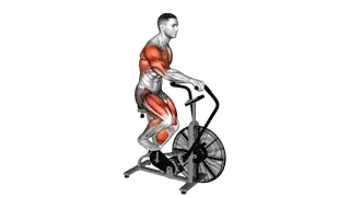 Assault Bike Run exercise