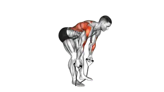 Band bent over row exercise