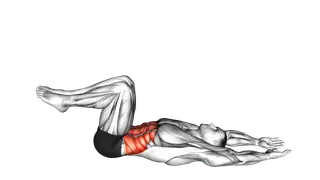 90 Degree Heel Touch exercise