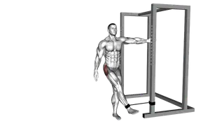 Band hip abduction exercise