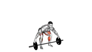 Barbell Reeves Deadlift exercise
