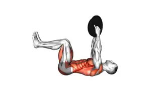 Weighted Dead Bug exercise