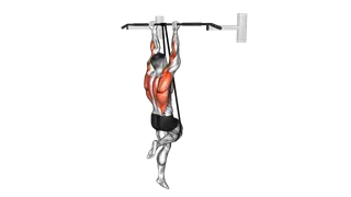 Band Assisted Chin Up (From Knee) exercise