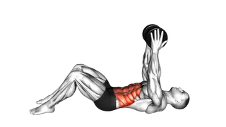 Dumbbell Straight Arm Crunch exercise