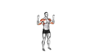 Bodyweight Standing Military Press exercise