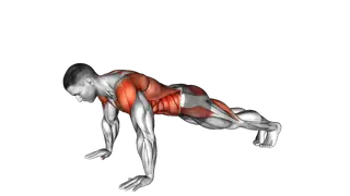 Bodyweight Front Plank to Downward Dog exercise