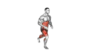Bodyweight Knee Thrust exercise
