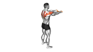Resistance Band Pull Apart exercise