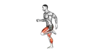 High Knee to Butt Kick