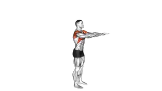 Standing Overhead Shoulder Stretch exercise