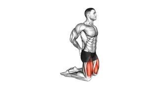 Bodyweight Kneeling Sissy Squat exercise