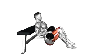 Dumbbell Hip Thrust exercise