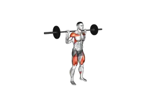 Barbell Behind the Back Push Press exercise