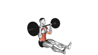 Barbell Z Press exercise