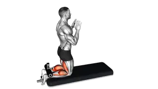 Inverse Leg Curl with Bench Pads exercise