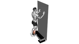 Single Leg Calf Raise Off Step exercise