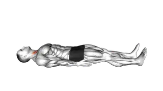 Lying Chin Tucks exercise