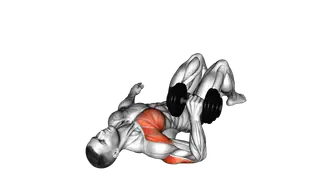 Dumbbell Single Arm Floor Press exercise