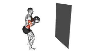 Medicine Ball Chest Pass against Wall exercise