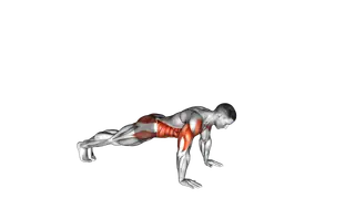 Push Up with Twist exercise