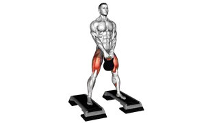 Kettlebell Sumo Squat off Stepbox