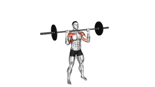 Barbell Standing Shoulders Press