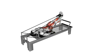 Lever Abduction Leg Raise exercise