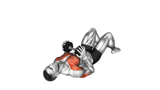 Dumbbell Squeeze Press on Floor
