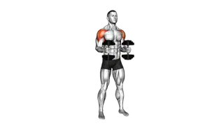 Dumbbell Bent Arm Lateral Raise exercise