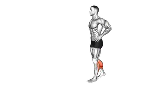 Bodyweight Walking Calf Raise exercise