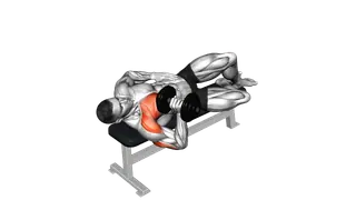Dumbell One Arm Side Lying Bench Press exercise