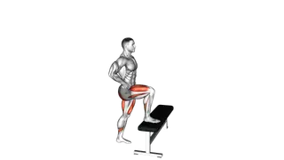 Bodyweight Step up exercise