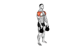 Kettlebell Front Raise exercise