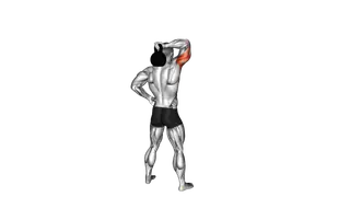 Kettlebell Standing One Arm Extension exercise