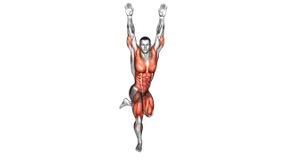 Back Kick Overhead Press exercise